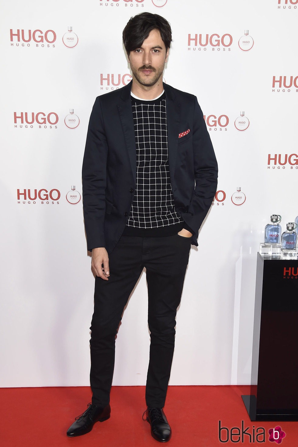 Javier Rey en la presentación del perfume 'Hugo Woman'