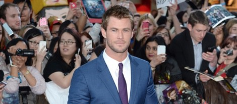 Chris Hemsworth en el estreno de 'Los Vengadores: la era de Ultron' en Londres