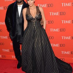 Kim Kardashian y Kanye West en la Gala Time de los 100 más influyentes 2015