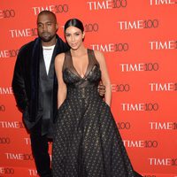 Kim Kardashian y Kanye West en la Gala Time de los 100 más influyentes 2015