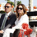 Ana Rosa Quintana y Juan Muñoz en la Feria de Abril 2015