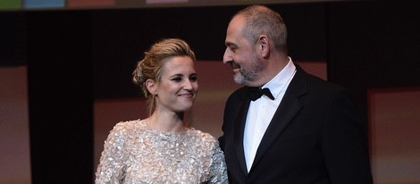 Ana Fernández, sonriente en la gala de clausura del Festival de Málaga 2015