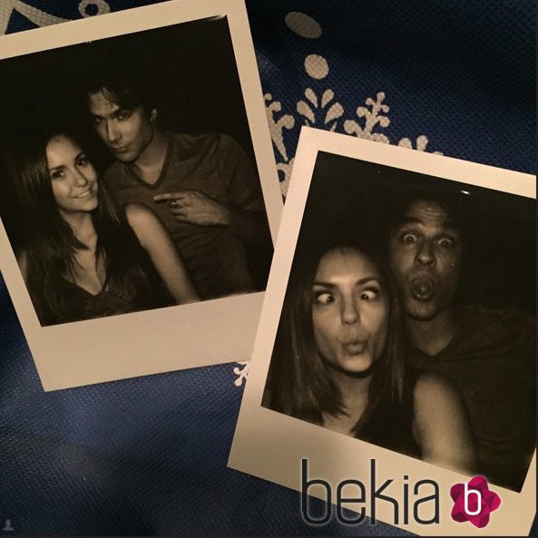 Nina Dobrev y Ian Somerhalder en unas divertidas imágenes polaroid