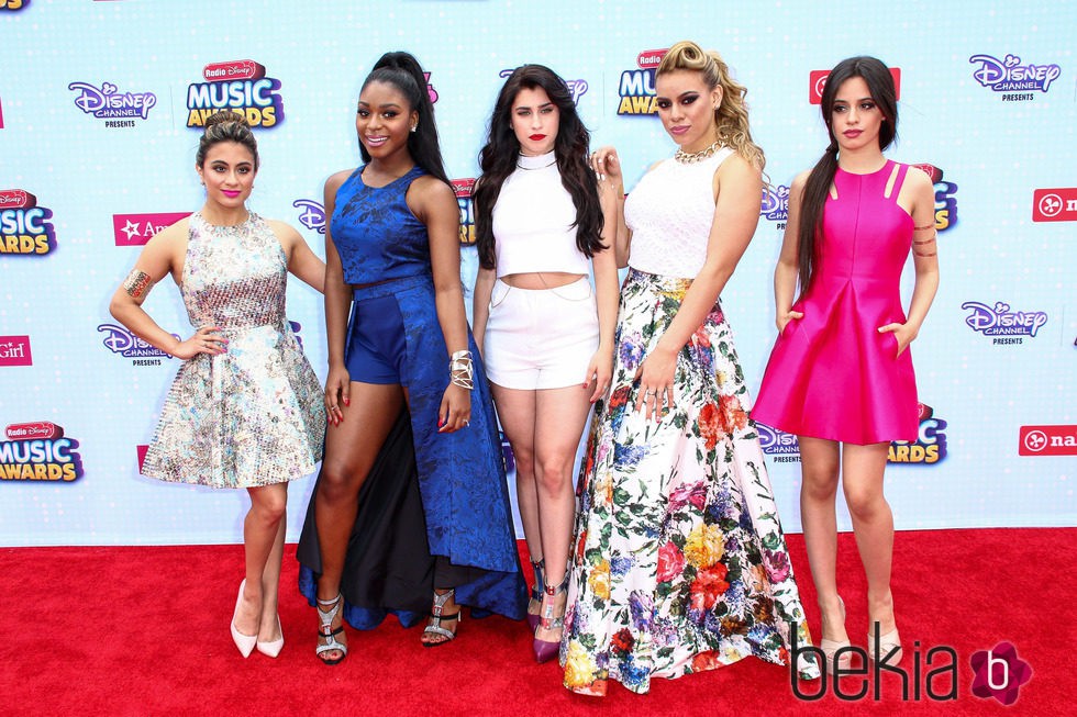 El grupo Fifth Armony en la gala de los 'Radio Disney Music Awards' 2015