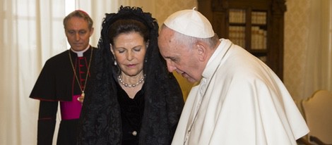 El Papa Francisco recibe en audiencia a la Reina Silvia de Suecia