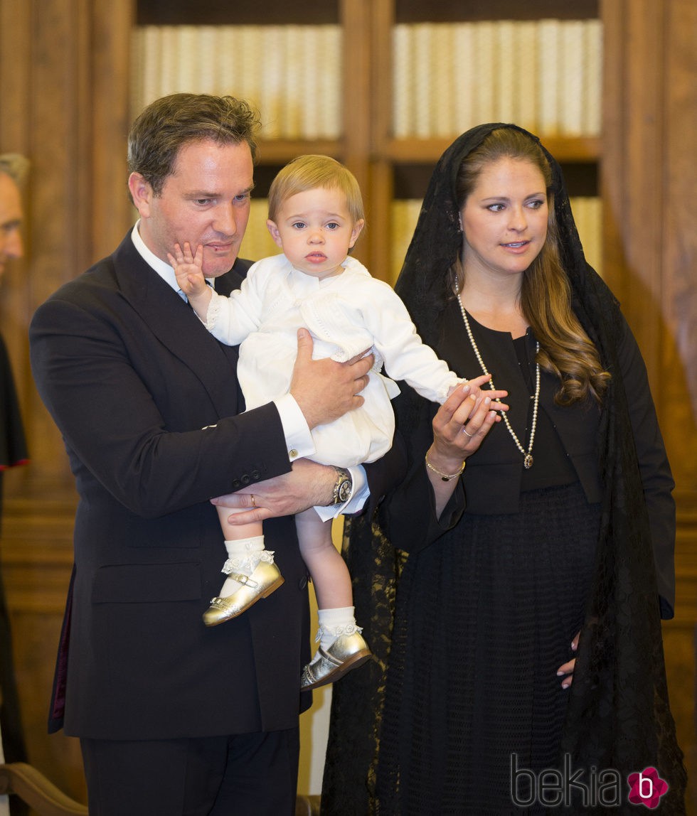 La Princesa Magdalena de Suecia, Chris O'Neill y la Princesa Leonor en el Vaticano