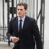 Albert Rivera en el funeral institucional por las víctimas del accidente de avión de Germanwings