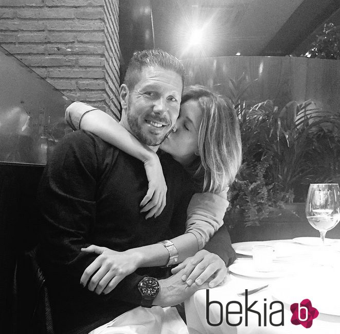 Carla Pereyra felicita a Diego Pablo Simeone por su 45 cumpleaños