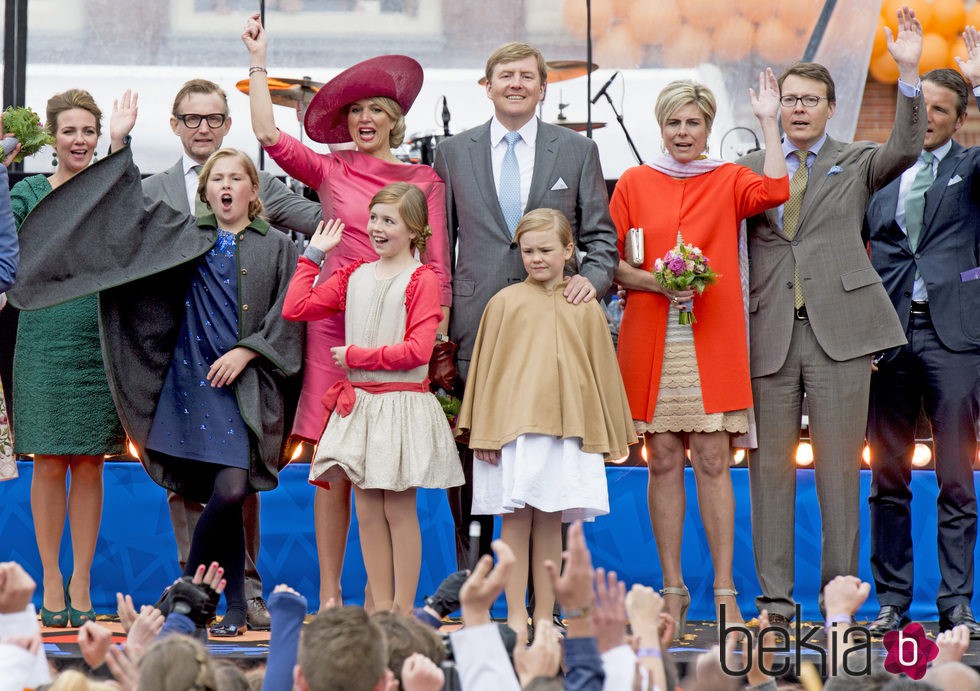 La Familia Real Holanda en el Día del Rey 2015