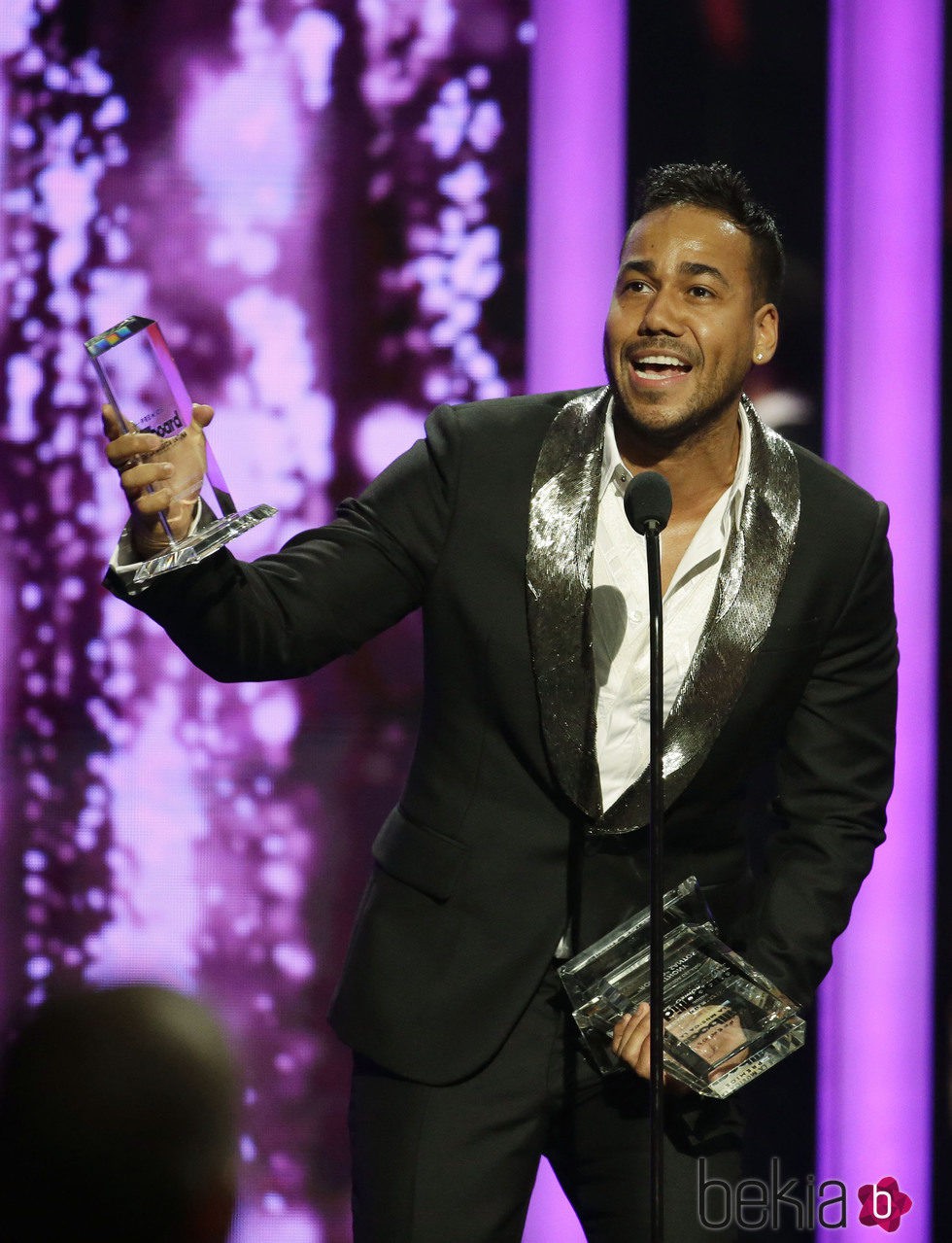 Romeo Santos en la gala de los Billboard Latin Music Awards 2015