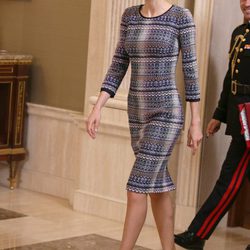 La Reina Letizia en una audiencia con la junta directiva de la Real Asociación de Amigos del Museo Reina Sofía