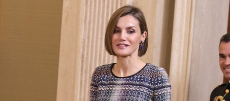 La Reina Letizia en una audiencia con la junta directiva de la Real Asociación de Amigos del Museo Reina Sofía