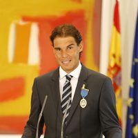 Rafa Nadal en la entrega de la Medalla de Oro al Mérito en el Trabajo