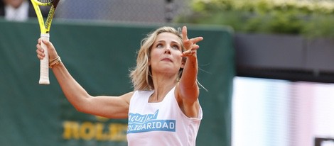 Elsa Pataky en un torneo benéfico de tenis celebrado en el Madrid Open