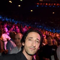 Adrien Brody en el 'Combate del Siglo' en Las Vegas