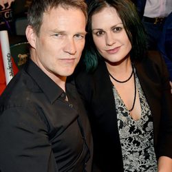 Stephen Moyer y Anna Paquin en el 'Combate del Siglo' en Las Vegas