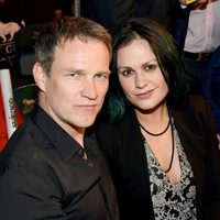 Stephen Moyer y Anna Paquin en el 'Combate del Siglo' en Las Vegas