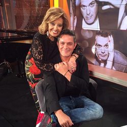 Alejandro Sanz con María Teresa Campos en '¡Qué tiempo tan feliz!'