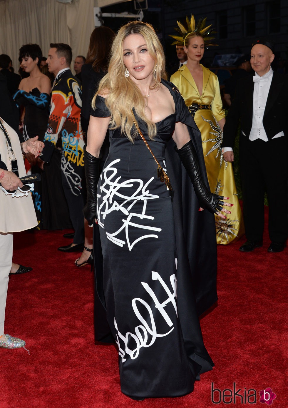 Madonna en la alfombra roja de la Gala del Met 2015