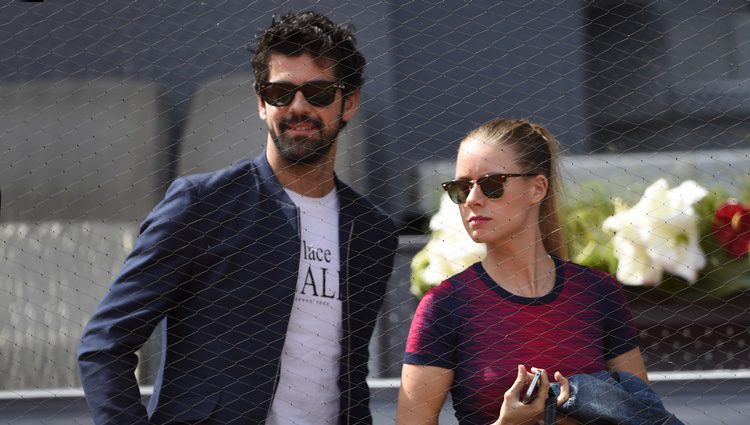 Miguel Ángel Muñoz y Manuela Vellés en el Madrid Open 2015