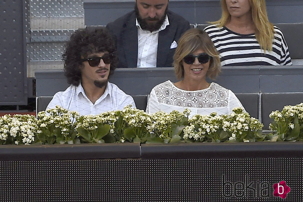 Arancha de Benito y Agustín Etienne en el Open de Madrid 2015