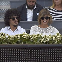 Arancha de Benito y Agustín Etienne en el Open de Madrid 2015