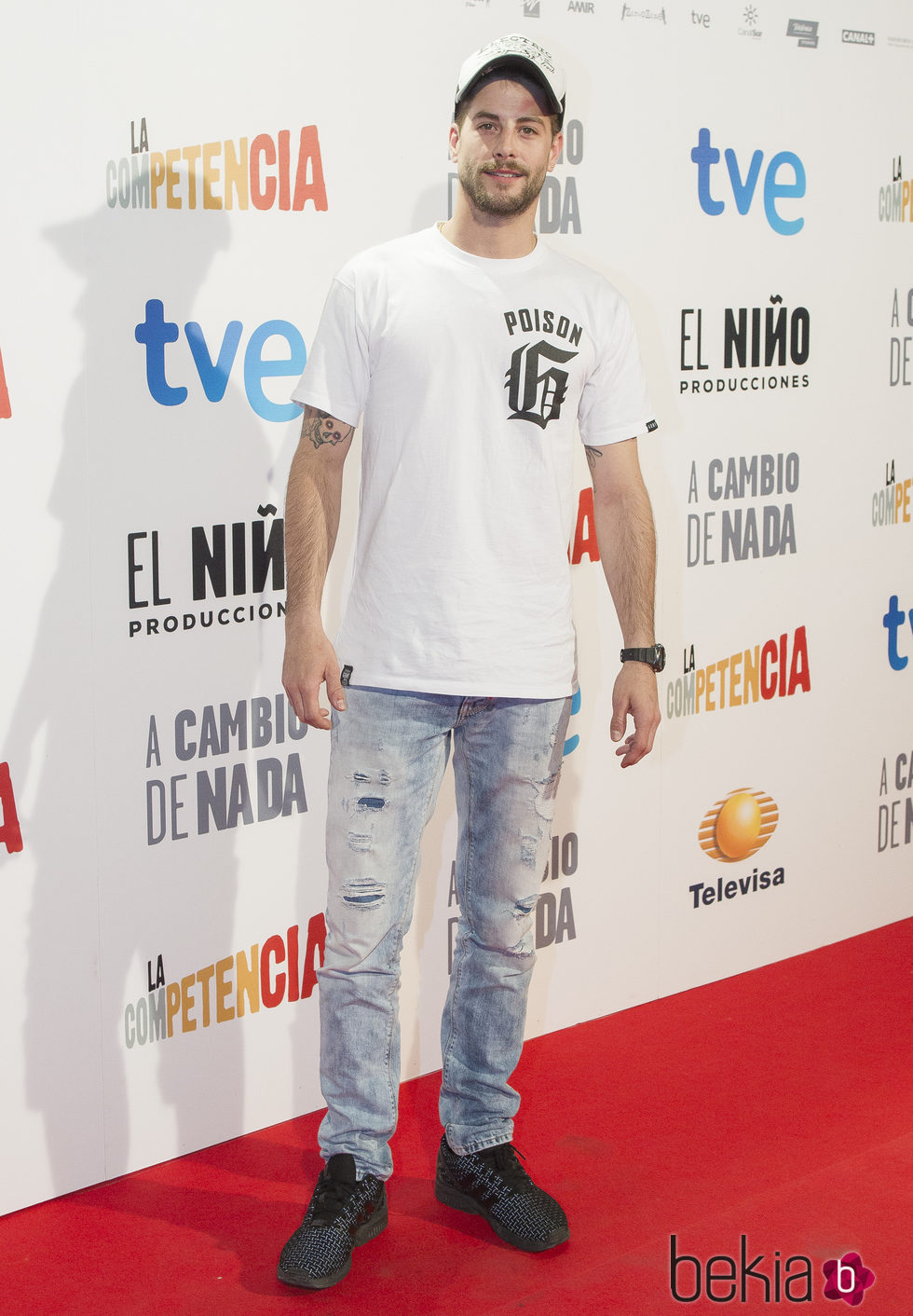 Luis Fernández en el estreno de 'A cambio de nada'