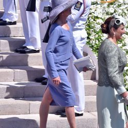 Carolina de Mónaco en el bautizo de Jacques y Gabriella de Mónaco