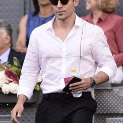 Miguel Ángel Silvestre en la final del Madrid Open 2015