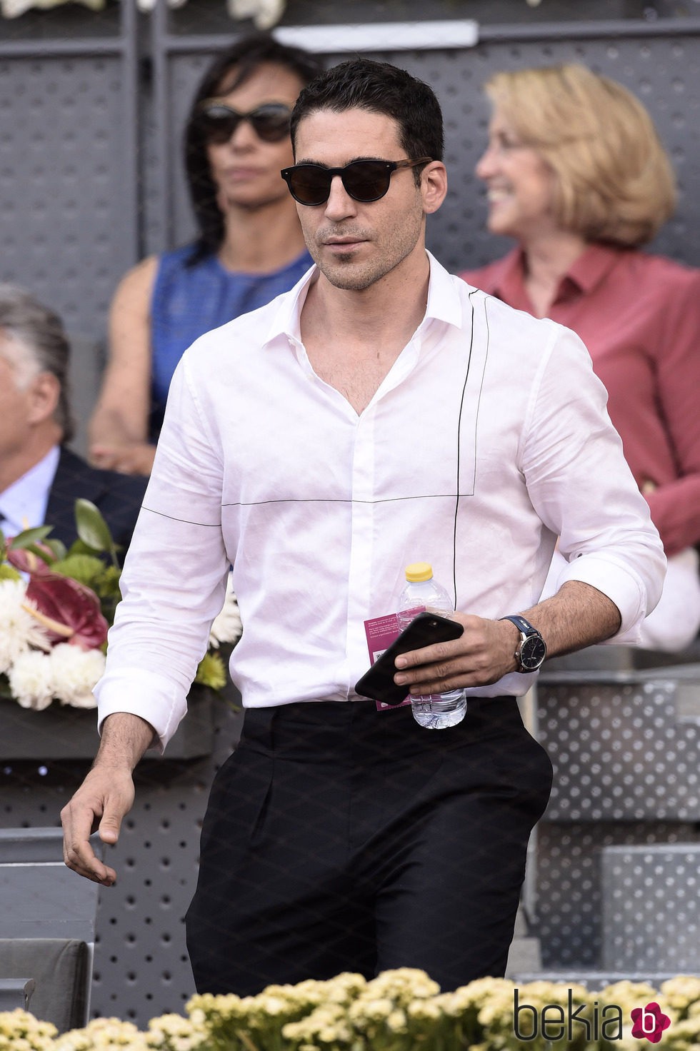 Miguel Ángel Silvestre en la final del Madrid Open 2015