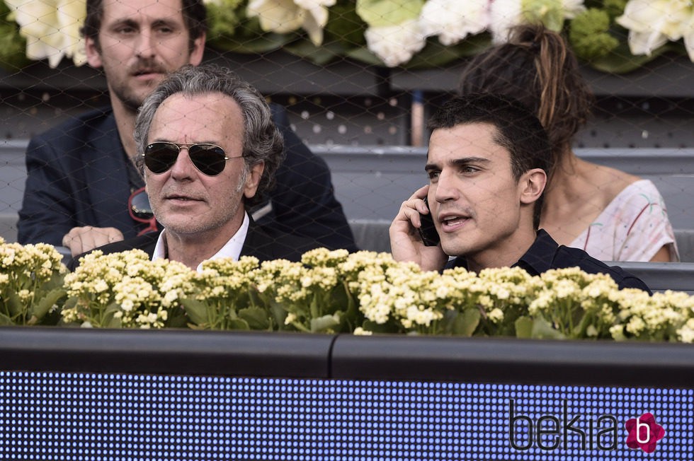 José Coronado y Álex González en la final de Madrid Open 2015