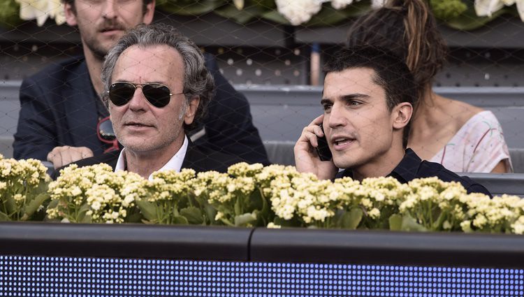 José Coronado y Álex González en la final de Madrid Open 2015