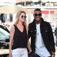 Doutzen Kroes y Sunnery James a su llegada al Festival de Cannes 2015