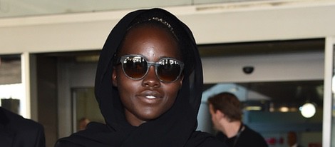 Lupita Nyong'o a su llegada al Festival de Cannes 2015