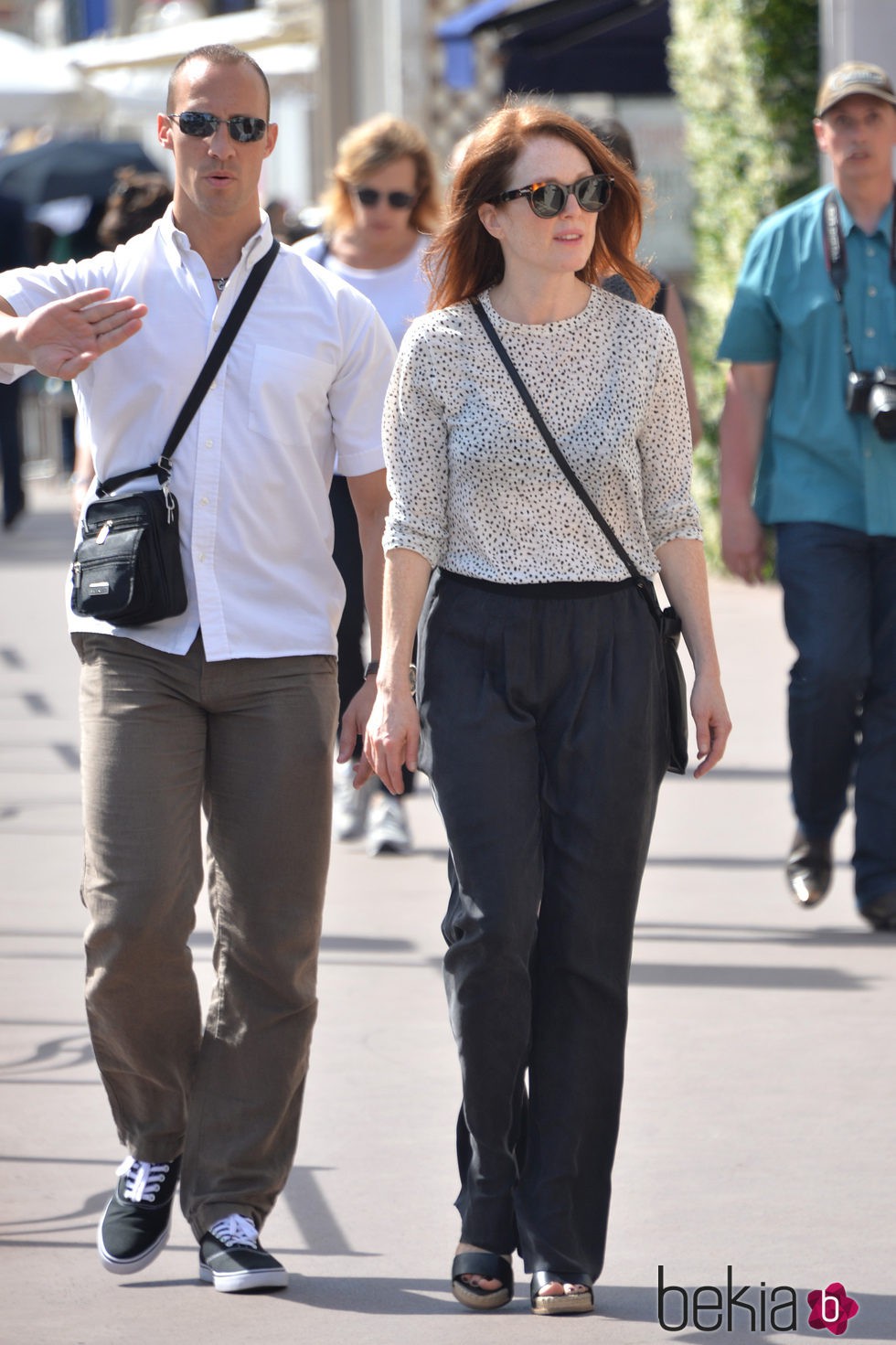 Julianne Moore a su llegada al Festival de Cannes 2015