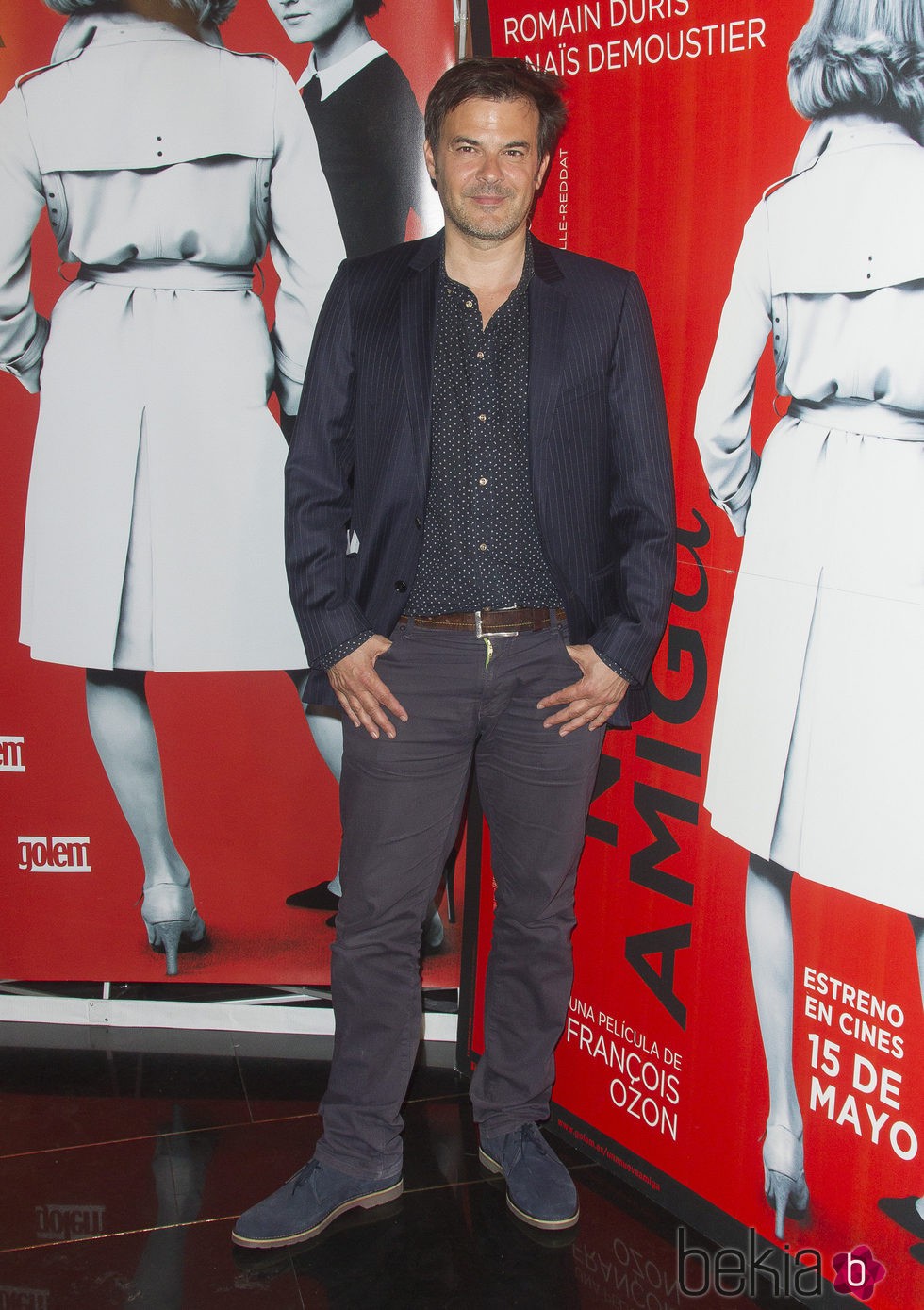 François Ozon en el estreno de 'Una nueva amiga' en Madrid