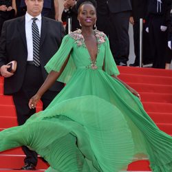 Lupita Nyong'o en la ceremonia de inauguración del Festival de Cannes 2015