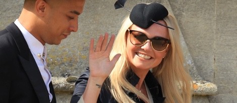 Emma Bunton llega a la boda de Geri Halliwell