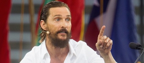 Matthew McConaughey en el discurso de graduación de la Universidad de Houston