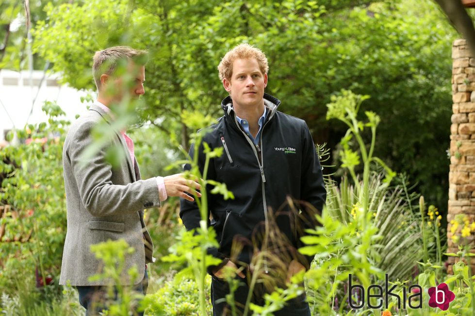 El Príncipe Harry en el Chelsea Flower Show 2015