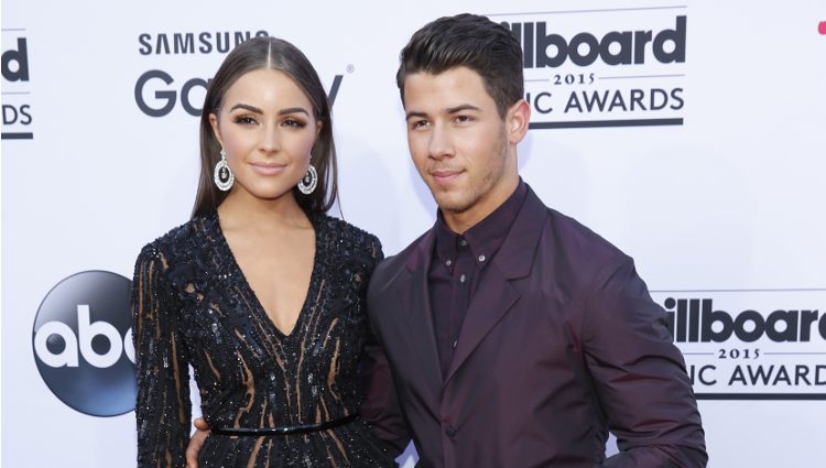 Nick Jonas y Olivia Culpo en los Billboard Music Awards 2015