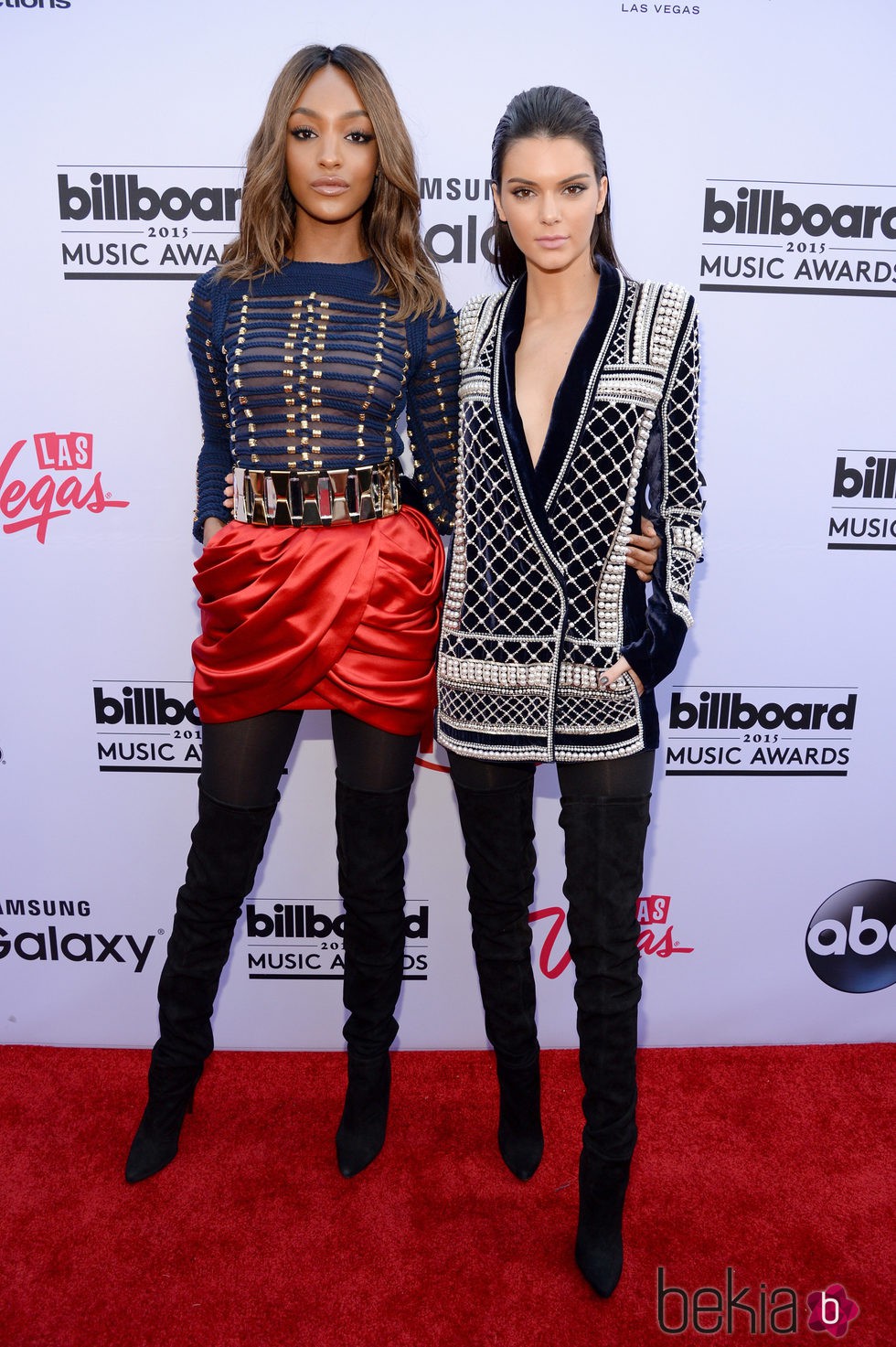 Jourdan Dunn y Kendall Jenner en los Billboard Music Awards 2015