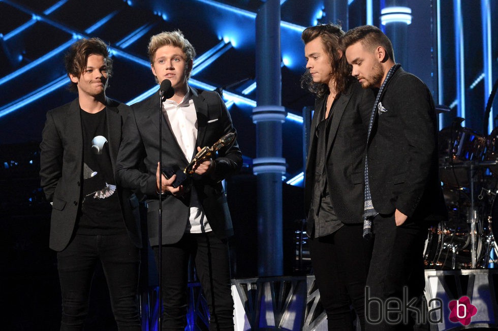 Louis Tomlinson, Niall Horan, Harry Styles y Liam Payne en los Billboard Music Awards 2015