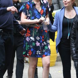 Dakota Johnson rodando una escena de 'How To Be Single'