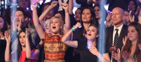 La familia de Rumer Willis emocionada por su victoria en 'Dancing With The Stars'