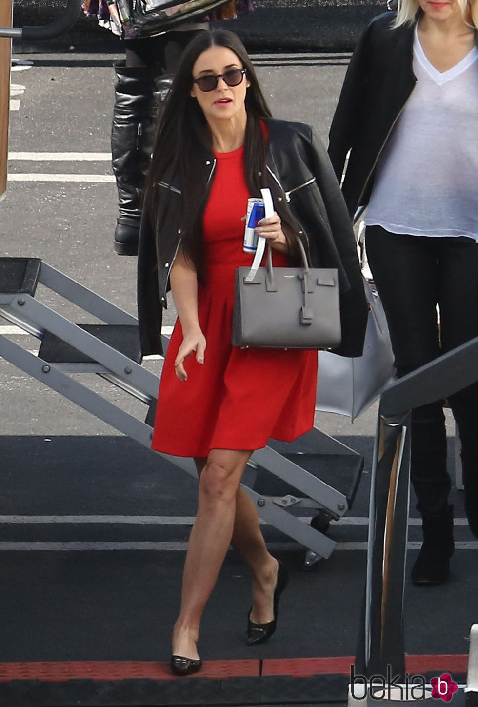 Demi Moore entrando al set de 'Dancing With The Stars'