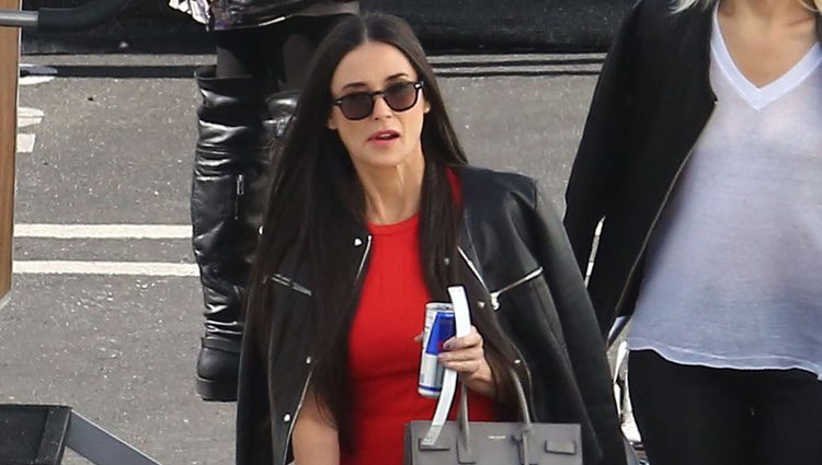 Demi Moore entrando al set de 'Dancing With The Stars'