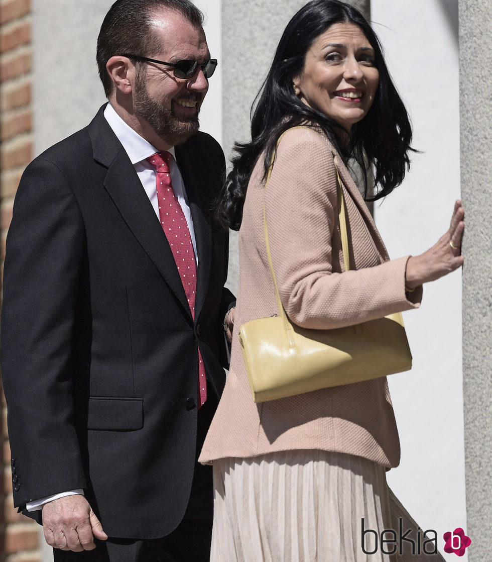 Jesús Ortiz y Ana Togores en la Primera Comunión de la Princesa Leonor