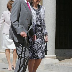 Los Reyes Juan Carlos y Sofía en la Primera Comunión de la Princesa Leonor