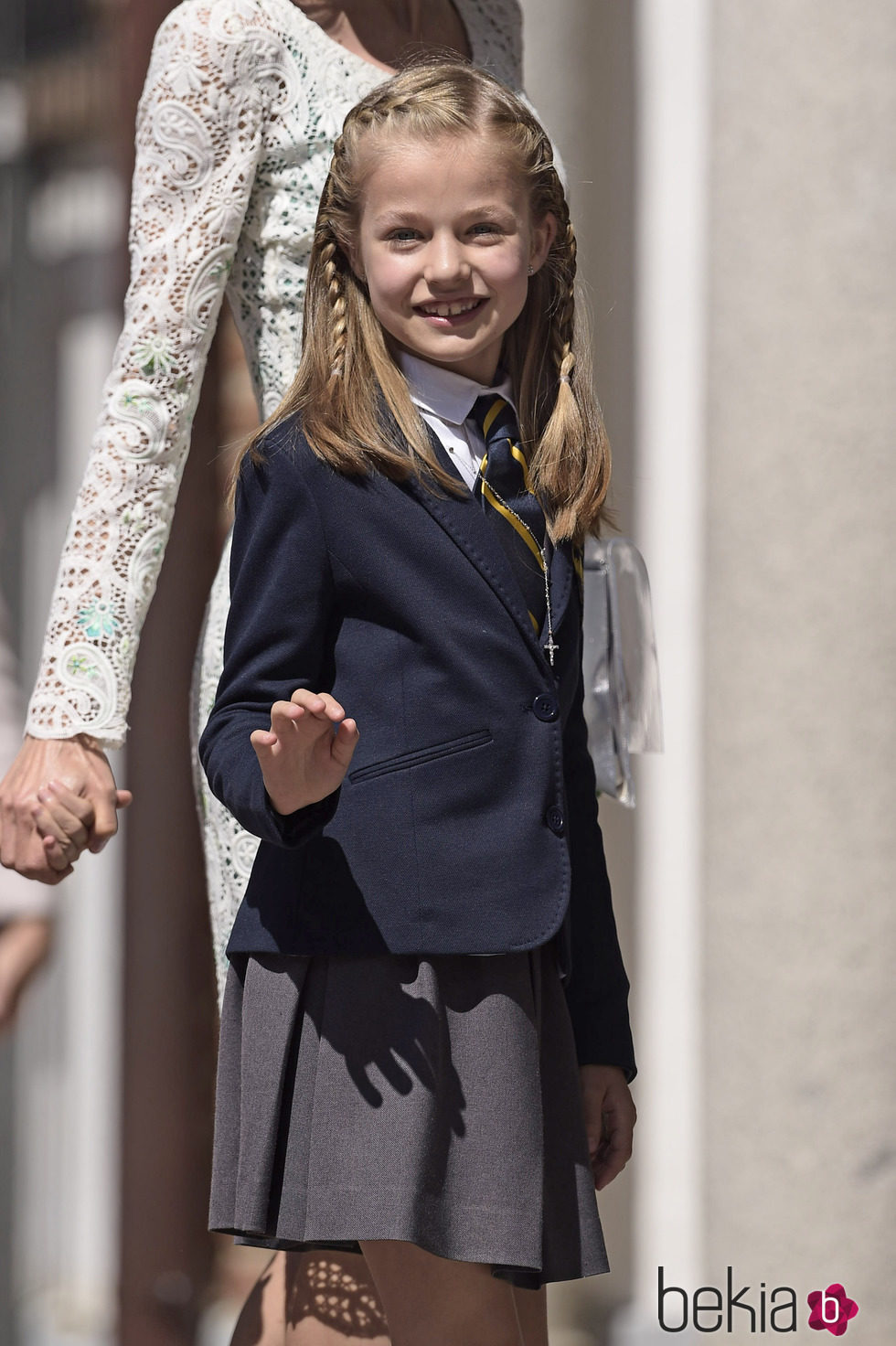 La Princesa Leonor antes de tomar su Primera Comunión